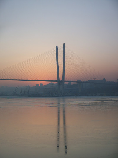 符拉迪沃斯托克港口全景