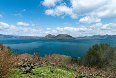 北海道洞爷湖风光。