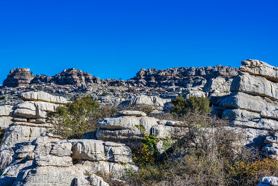 El Torcal de Antequera, Andalusia, Spain，在Antequer