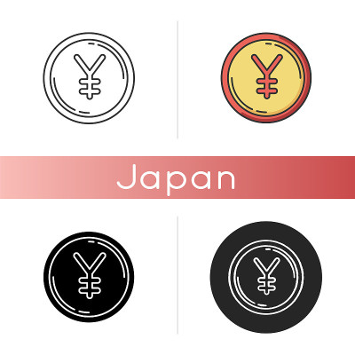 Japanese yen icon