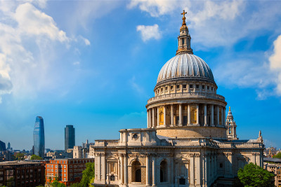英国伦敦的圣保罗大教堂