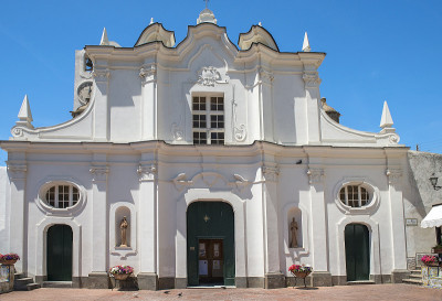 Chiesa di Santa Sofia(圣索菲亚教堂)，位于意大利卡普里岛阿纳卡普里