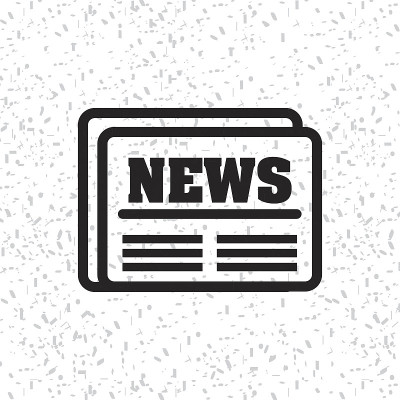报纸经典孤立图标