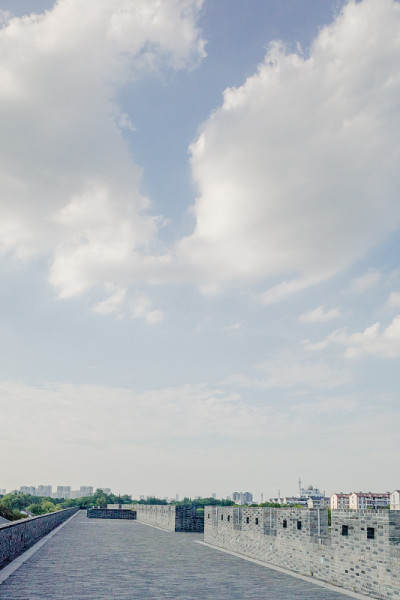 中国苏州襄门古城墙