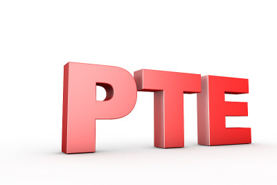 3d插图标志pte