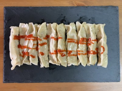 传统油炸饺子