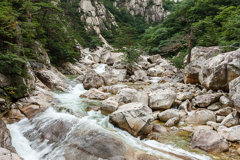 金刚山。朝鲜。