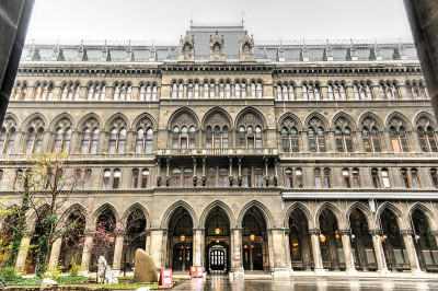 维也纳的Rathaus(市政厅)大楼