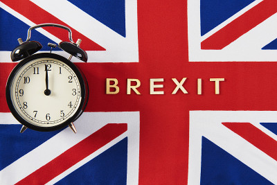 英国退欧倒计时概念