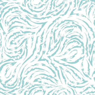 Turquoise smooth lines and corners with ragged edg