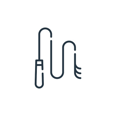 whip vector icon isolated on white background. Out