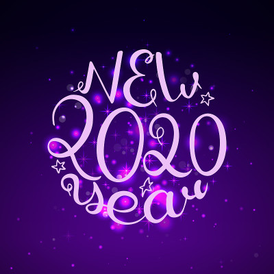 2020年新年。