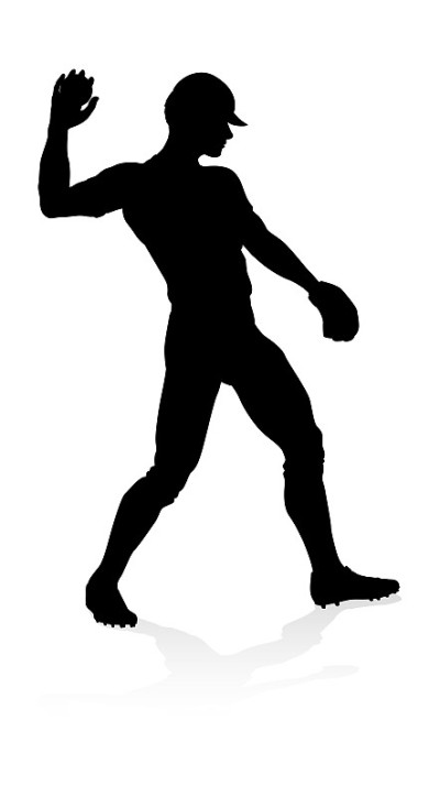 Baseball Player Silhouette