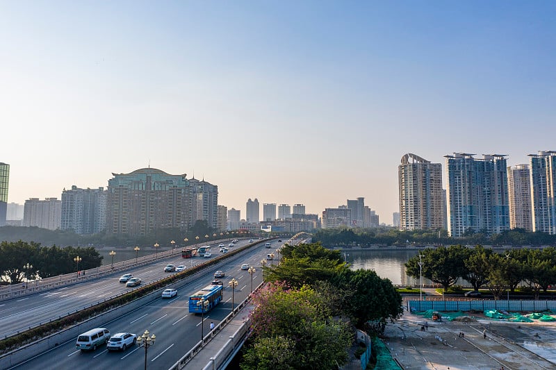 中国广东省广州市的城市风景