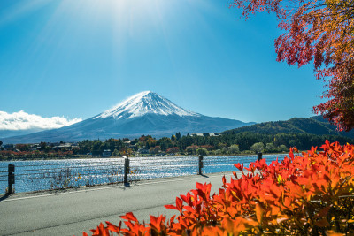 富士山秋色，日本