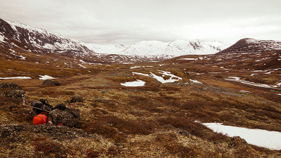 格陵兰岛西西缪特(Sisimiut)和康克鲁斯瓦格(Kangerlussuaq)之间的北极圈步道(A