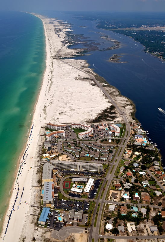 奥卡卢萨岛在Fort Walton Beach, Forida