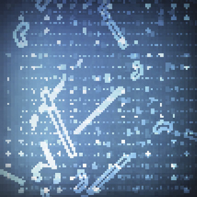 数字代码的背景