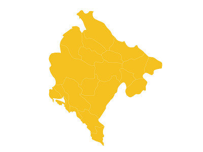 黑山共和国地图