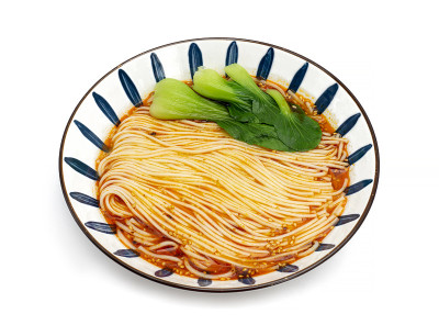 一碗香辣可口的面条