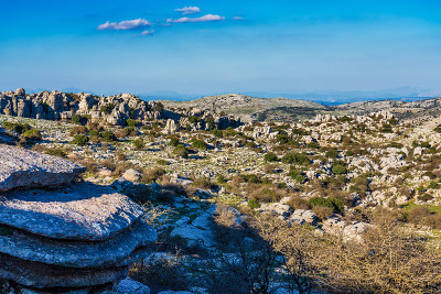 El Torcal de Antequera, Andalusia, Spain，在Antequer