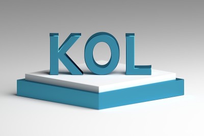 代表关键意见领袖的KOL字母