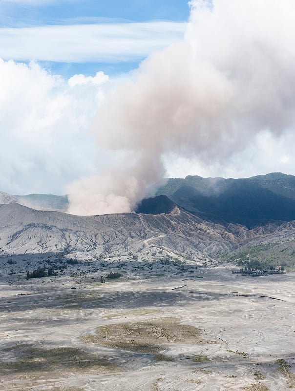 印度尼西亚的布罗莫火山口