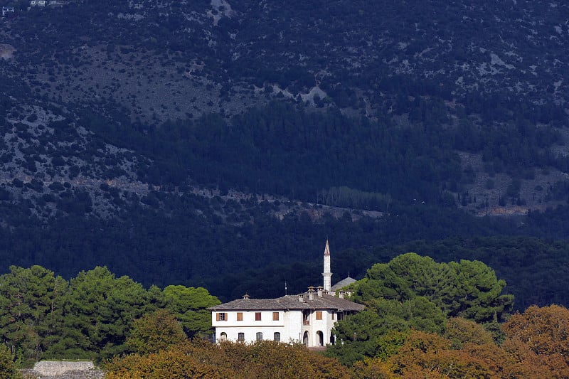 阿斯兰帕夏清真寺在伊庇鲁斯约阿尼纳市