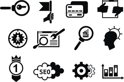 SEO网络营销图标