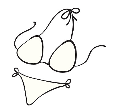 素描的比基尼