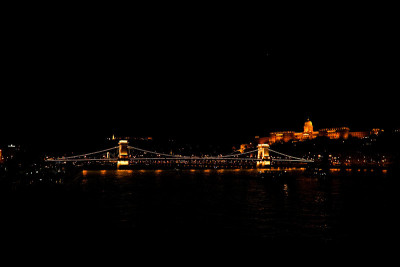布达佩斯的夜景