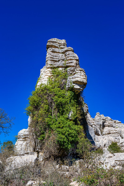 El Torcal de Antequera, Andalusia, Spain，在Antequer