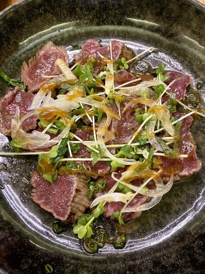 日本牛肉生鱼片