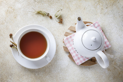 用蜂蜜冲泡茶