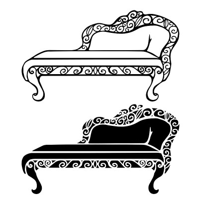 家具，复古沙发