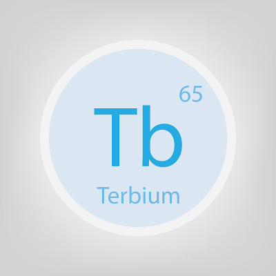 铽Tb是稀有金属化学元素的图标