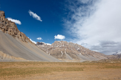 山谷在喜马拉雅山脉
