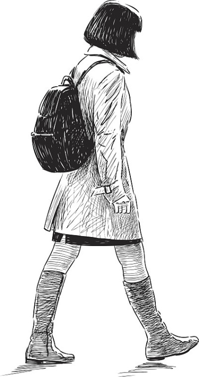 现代的女孩