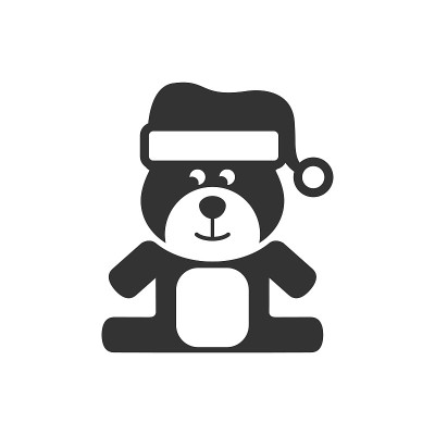 BW图标-泰迪熊