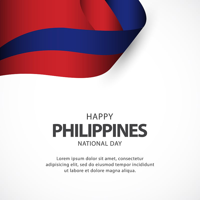 philippines independence day vector template. desi