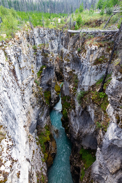 大理石峡谷，班夫国家公园，加拿大