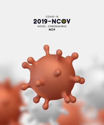 新型冠状病毒(2019 - ncov)。病毒Covid 19-NCP。冠状病毒是指单链RNA病毒。背