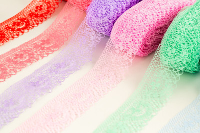 Colorful lace tapes