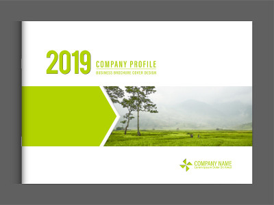 Cover design template corporate business annual re