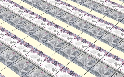 阿根廷比索账单堆积如山。