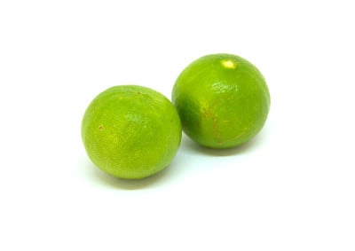 绿柠檬孤立