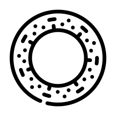 充气沙发宠物线图标矢量插图