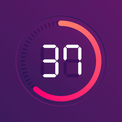 Clock and watch. Vector.