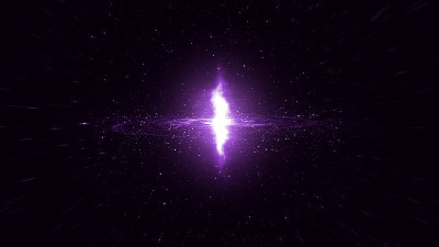 深太空中的螺旋星系