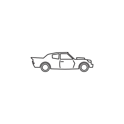 “肌肉车”图标